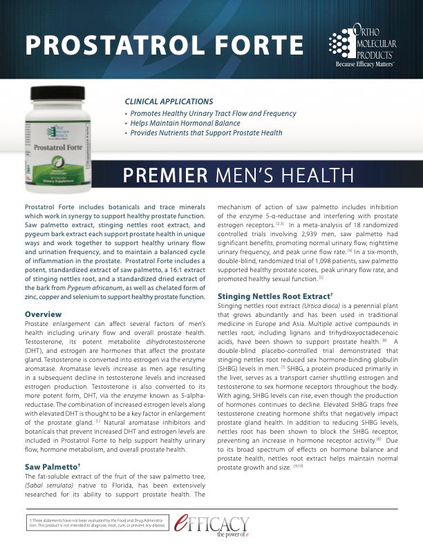 Prostatrol Forte by Ortho Molecular Products